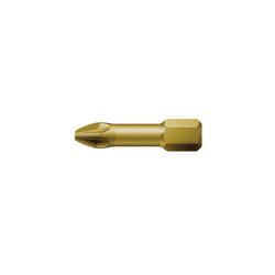 Wera 073370 855/1 TH Pozidriv Torsion PZ1 Extra Hard Bit 25 mm Carded Pack of 2
