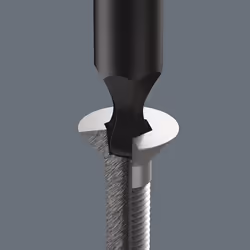 Wera 05118098001 Ball Head Screwdriver 2052 1/16x60mm, Silver, 1/16 Zoll x 60 mm