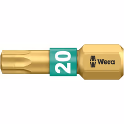 Wera 05134376001 Bits 867/1 Torx BDC SB 1 x TX 20x25mm, Silver