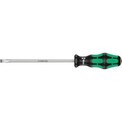 Wera 05007640001 Kraftform Plus 334 Slotted Screwdriver  Lasertip  8mm Head  7 Blade Length