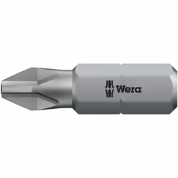 Wera 05072401001 Phillips Extra-Tough Bits 851/1 Z PH2 x 25 mm, Pack of 10