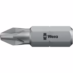 Wera 05072405001 Pozidriv Extra-Tough Bits 855/1 Z PZ3 x 25 mm, Pack of 10