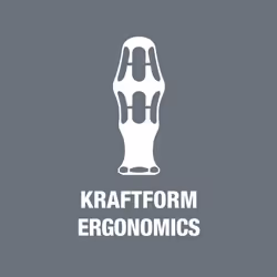 Wera 05022729001 Kraftform Stainless VDE 3160i Stainless Steel Slotted Screwdriver  Lasertip  1/8"" Head  3.19"" BladeLength