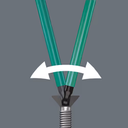 Wera 05022608001 Hex Key 950 SPKL Metric BlackLaser 4.0x137mm, Silver
