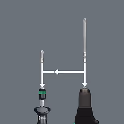 Wera Kraftform Kompakt 60 Torque Multi-bit screwdriver Offset screwdriver - Additional view 4