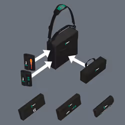 Wera 2go strap Equipment case Black - Additional view 6