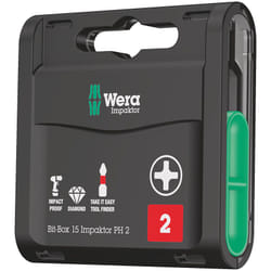 Wera Bit-Box 15 Impaktor PH screwdriver bit 15 pc(s)
