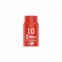 8790 B Zyklop VDE 3/8" Drive Socket, 10 x 46 mm, 05004954001