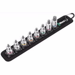Wera 05003974001, 8 pc(s), Hex (imperial), 1x 1/8"x35 mm 1x 9/64"x35 mm 1x 5/32"x35 mm 1x 3/16"x35 mm 1x 7/32"x35 mm 1x 1/4"x ...