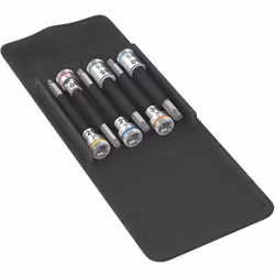 Wera 8767 B TORX HF 1, Socket set, 3/8", Metric, 6 head(s), 40,25,27,30,45,50 mm