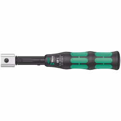 Wera Click-Torque XP 1, Click torque wrench, Ft-lb, Nm, Mechanical, 2.5 - 25 N⋅m, 2%, Black, Green