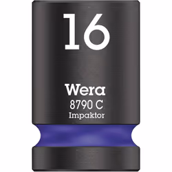 Wera 05004573001 8790 C Impaktor Impact Socket, Purple, 16.0 mm