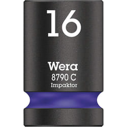 Wera 05004573001 8790 C Impaktor Impact Socket, Purple, 16.0 mm