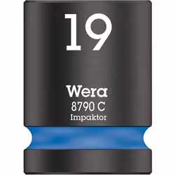 Wera 05004576001 8790 C Impaktor Impact Socket, Blue, 19.0 mm