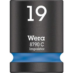 Wera 05004576001 8790 C Impaktor Impact Socket, Blue, 19.0 mm