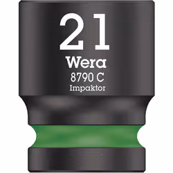 Wera 05004578001 8790 C Impaktor Impact Socket, Green, 21.0 mm