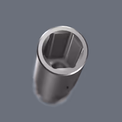Wera 05004563001 8790 HMC Deep Socket, Cyan, 24.0 mm