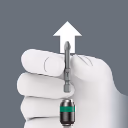 Wera 05023404001 416 R Bit-Holding Screwdriver, Colour, 1/4" x 45 mm