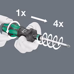Wera 05057483001 manual screwdriver Multi-bit screwdriver