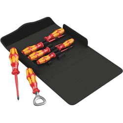 Wera 136022 Kraftform Plus 100 iS/7 Set 2 VDE Slim Screwdriver Set