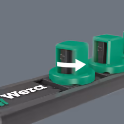 Wera Tools Magnetic Sock Rail C Deep 1 Sock Set 1/2"" drv 6 pcs - Additional view 4