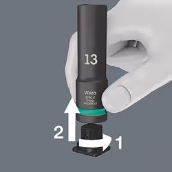 Wera 05004841001 impact socket Impact socket set Black - Additional view 7