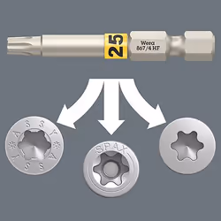 Wera 05056470001 screwdriver bit 6 pc(s) - Additional view 4