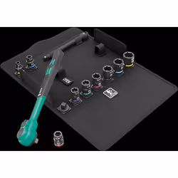 Wera 05005531001 ratchet wrench 9 pc(s) Black, Green