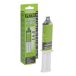 PETEC 97425 Metal Adhesive -40 / 120 Cartridge Silicon-free, Grindable, hardening, Over-paintable, Oil resistant 24 grey