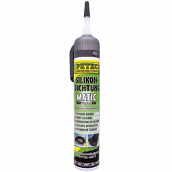 Sealing Substance; PETEC; -50°C +260°C Cartridge 200 Permanently elastic, Elastic, Oil resistant grey