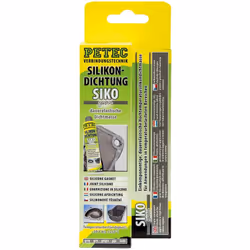 PETEC 97680 Sealing Substance -50°C +260°C Tube 70 Permanently elastic, Elastic, Oil resistant grey