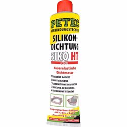 Sealing Substance; PETEC; -60°C +260°C Tube 70 Permanently elastic, Elastic, Oil resistant red