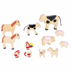 Goki GK370, 3 yr(s), Farm, Beige, Black, Brown, Pink, Red, Wood