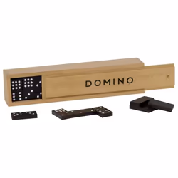 Goki Domino game in wooden box, Children, Wood, Boy/Girl, 4 yr(s), 43 mm, 22 mm