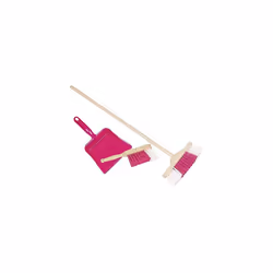 Plastic Dustpan, Handbroom and Broom