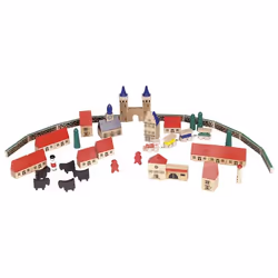 Goki My Little Village, Building set, 3 yr(s), Wood, 46 pc(s), 590 g