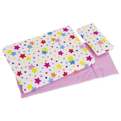 Goki Bedding set for dolls, stars