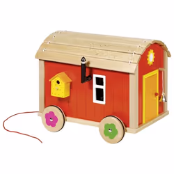 Goki Doll's caravan with accessoires dollhouse
