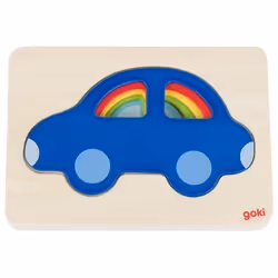Goki 57485 puzzle Shape puzzle 5 pc(s) Vehicles