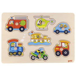 Goki 57491 Shape puzzle 7 pc(s) Vehicles