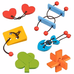 Goki Logic games and puzzles, 6 yr(s), Wood, Assorted colours