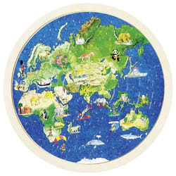 Goki 57666 Frame puzzle 57 pc(s) Maps