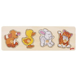 Goki 57866 Shape puzzle 4 pc(s) Animals