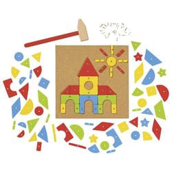 Goki Hammer and nail game, basic motor skills toy