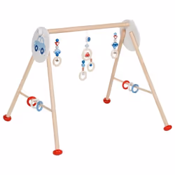 Goki 65200, Baby gym, Toy bar, Metal, Plastic, Wood, Multicolour