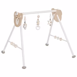 Goki 65233, Baby gym, Toy bar, Plastic, Wood, White, Wood