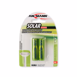 Ansmann 5035513, Rechargeable battery, AA, Nickel-Metal Hydride (NiMH), 1.2 V, 2 pc(s), 800 mAh