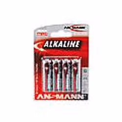 Ansmann 5015563, Single-use battery, Alkaline, Black, Grey, 14.5 mm, 14.5 mm, 50.5 mm