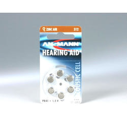 Ansmann Blister 6 X Zinc - Air battery, PR 312 Single-use battery