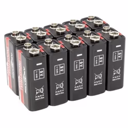 Ansmann 1505-0001, Single-use battery, 9V, Alkaline, 9 V, 10 pc(s), Cd (cadmium), Hg (mercury)